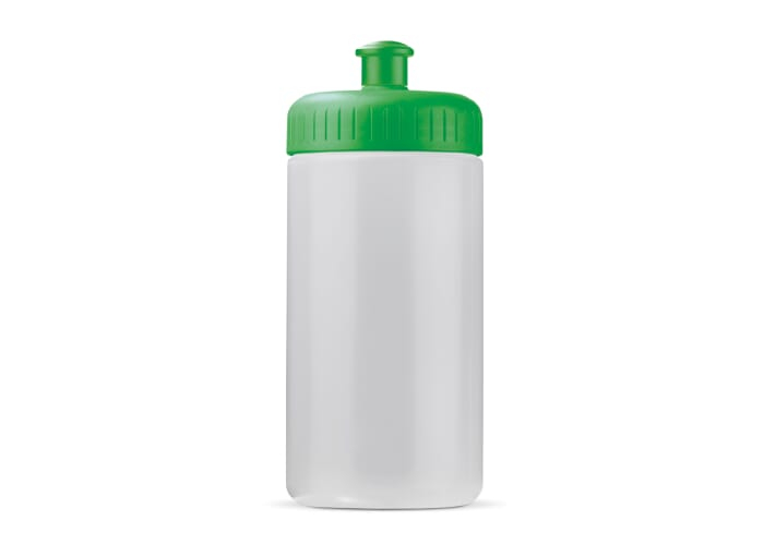 Bidon de sport bioplastique 500ml personnalisable Transparent vert